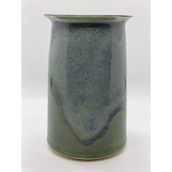 Origamikoi Studio Art Drip Pottery Vase. Approx 5.25” tall by 3.5” wide - Picture 5 of 9